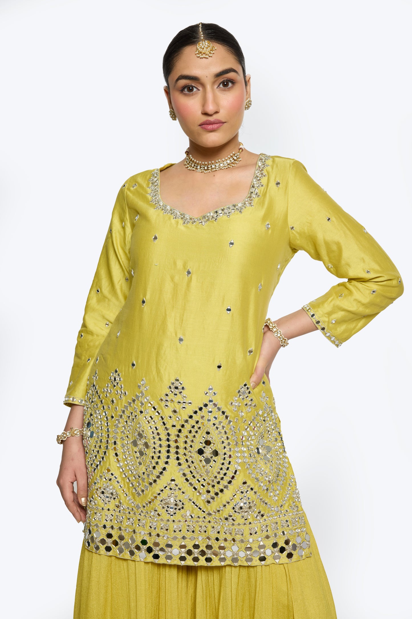 Ira Kurta Set - Yellow