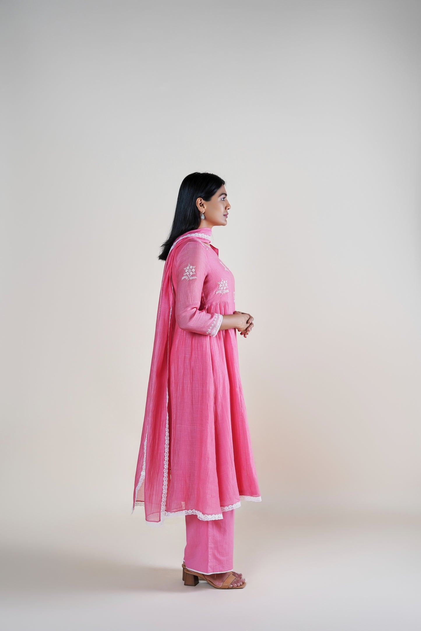 Aiza Kurta Set - Pink
