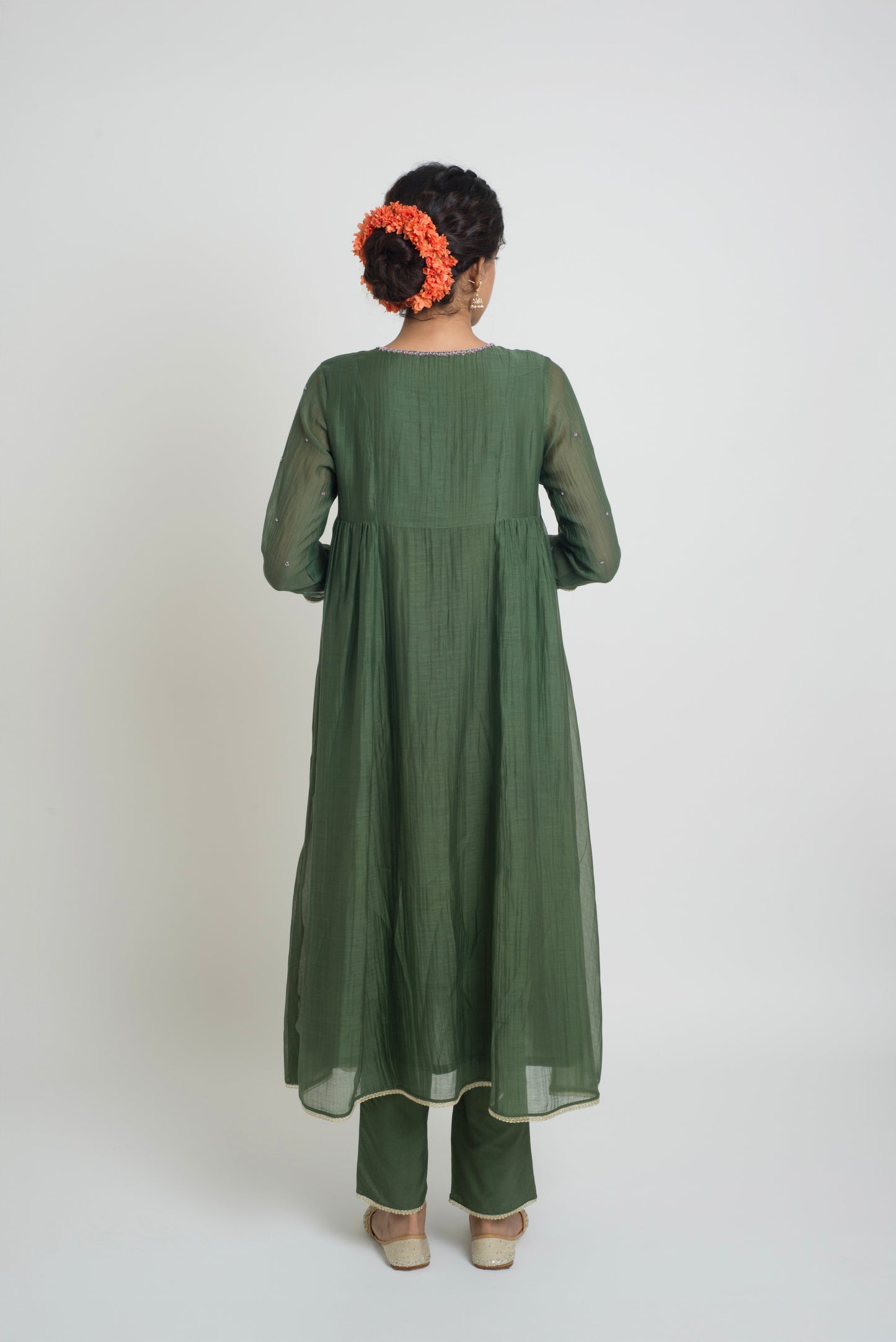 Neelima Kurta Set - Green