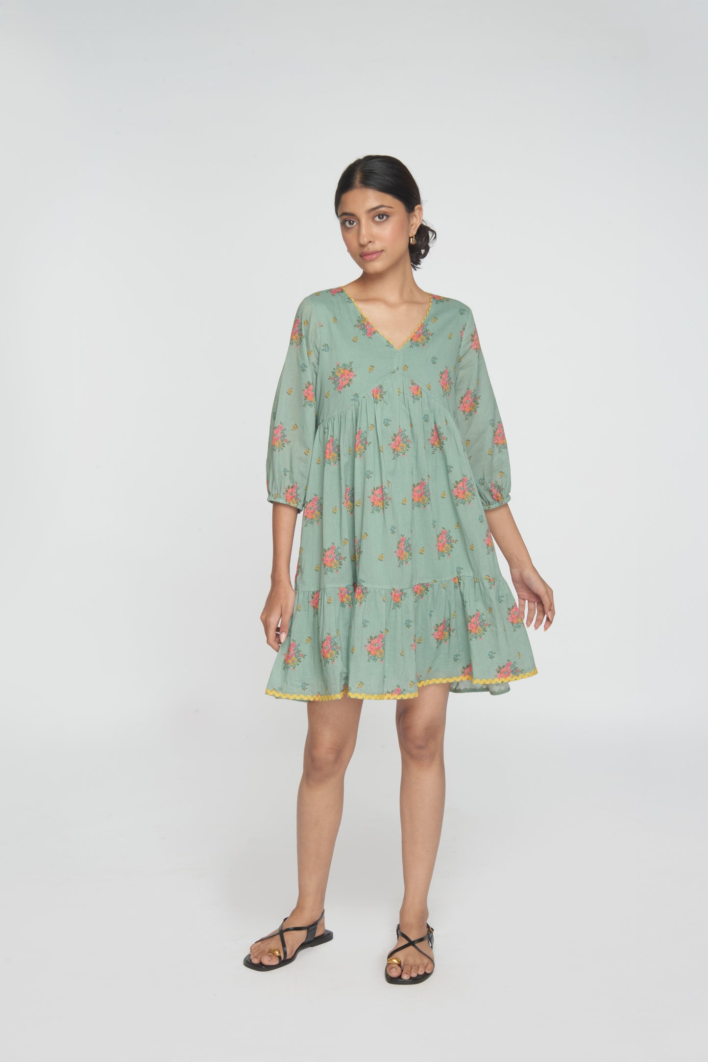 Wildflower Dress - Light Teal