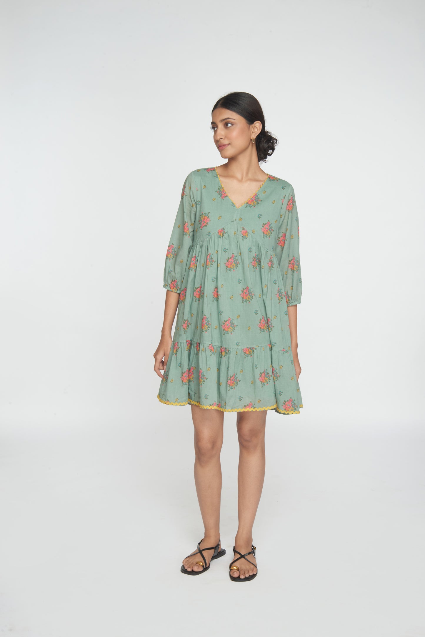 Wildflower Dress - Light Teal