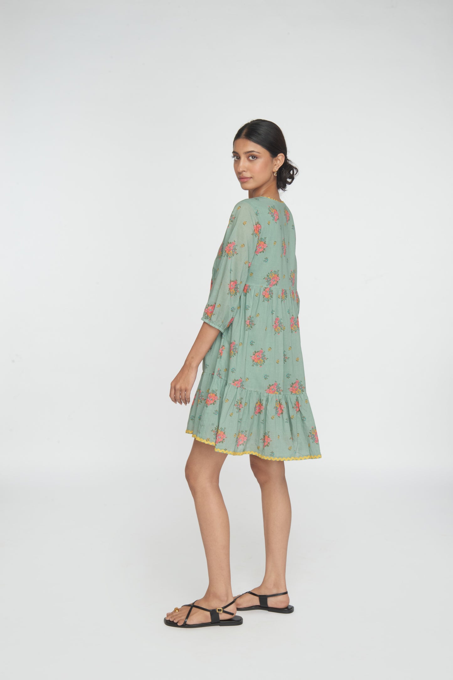 Wildflower Dress - Light Teal