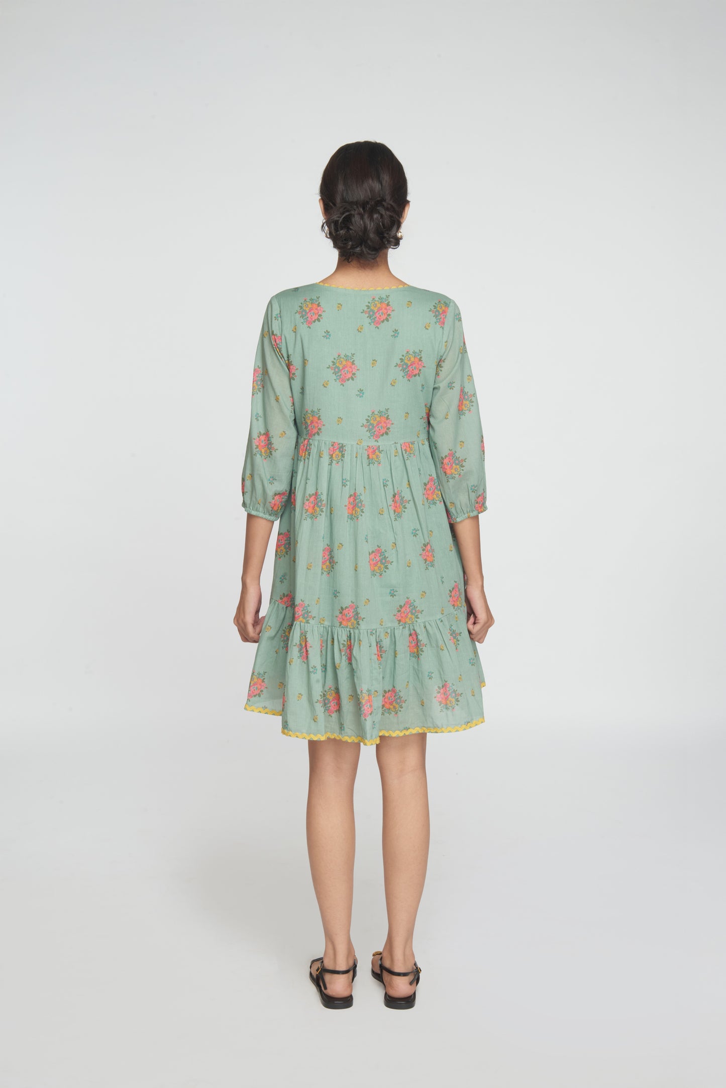 Wildflower Dress - Light Teal