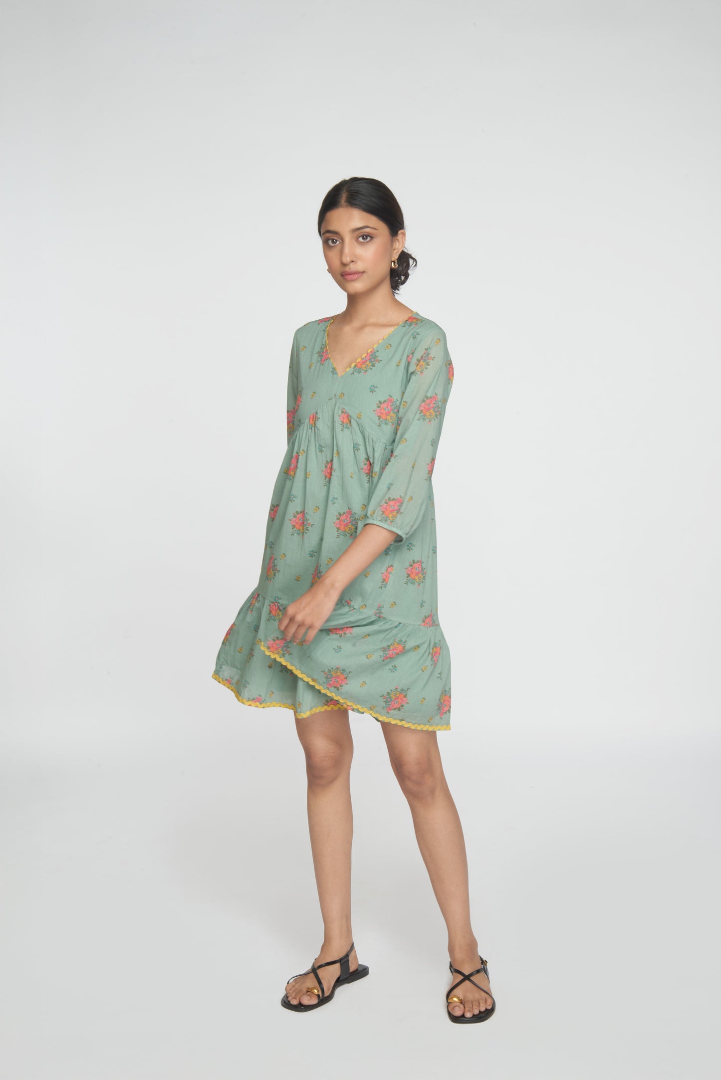 Wildflower Dress - Light Teal