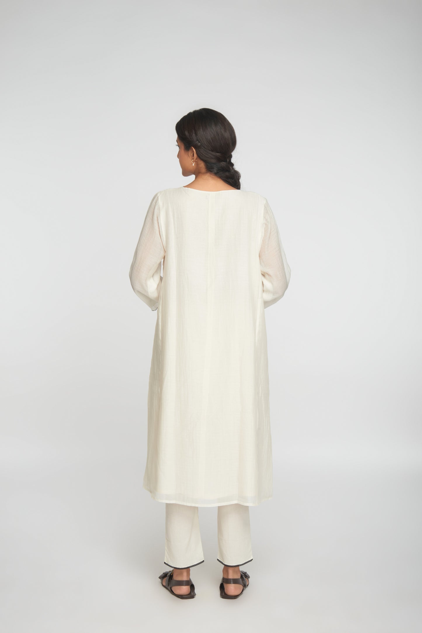 Inara Kurta Set - White