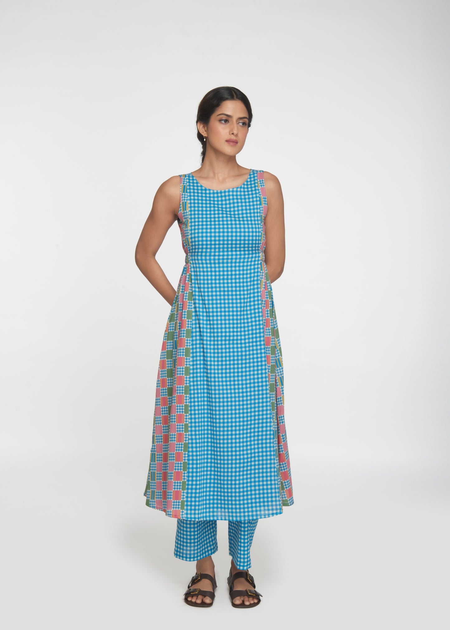 Kinara Tunic Set - Blue