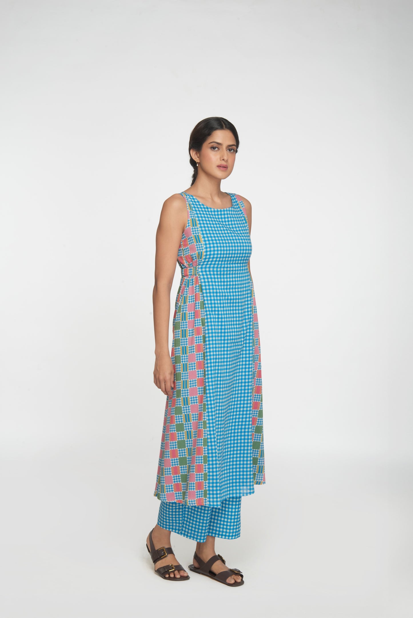 Kinara Tunic Set - Blue