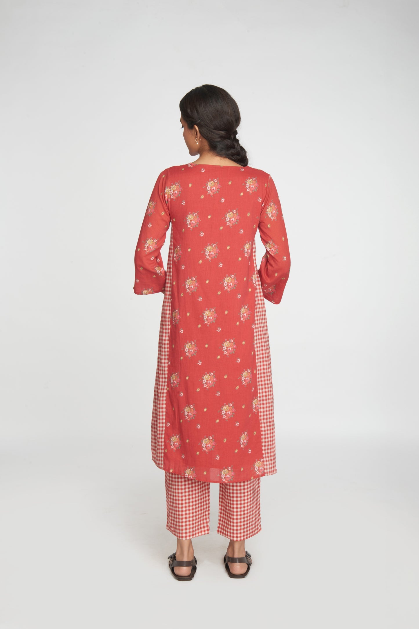 Raahat Kurta Set - Red