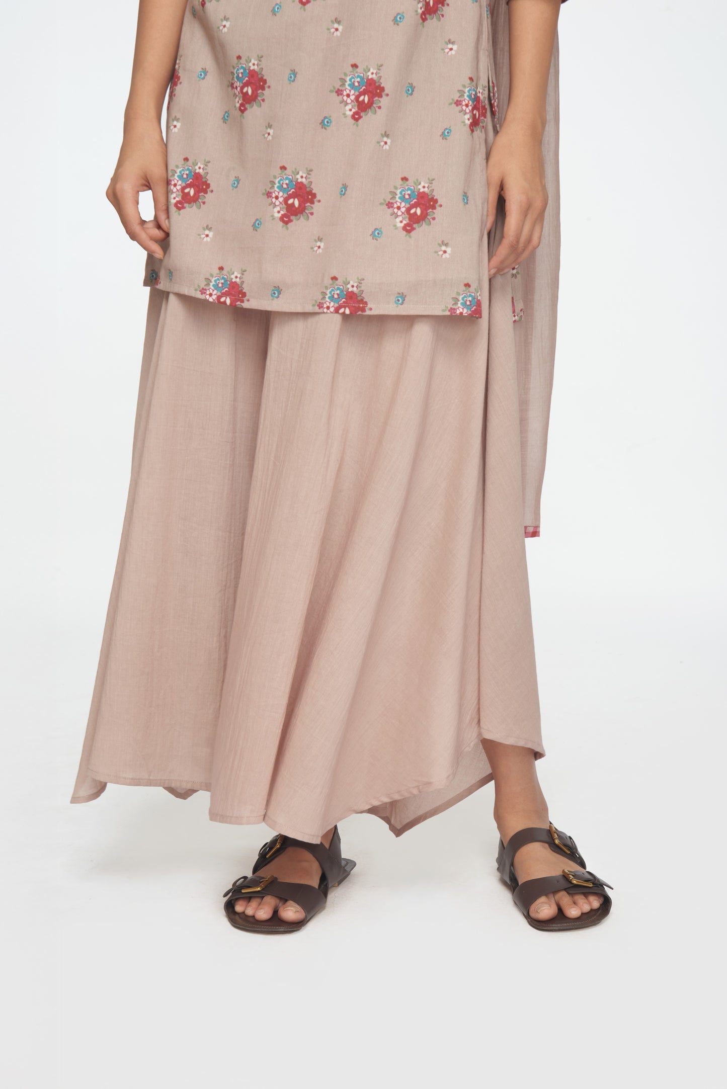 Saanj Kurta Set - Beige
