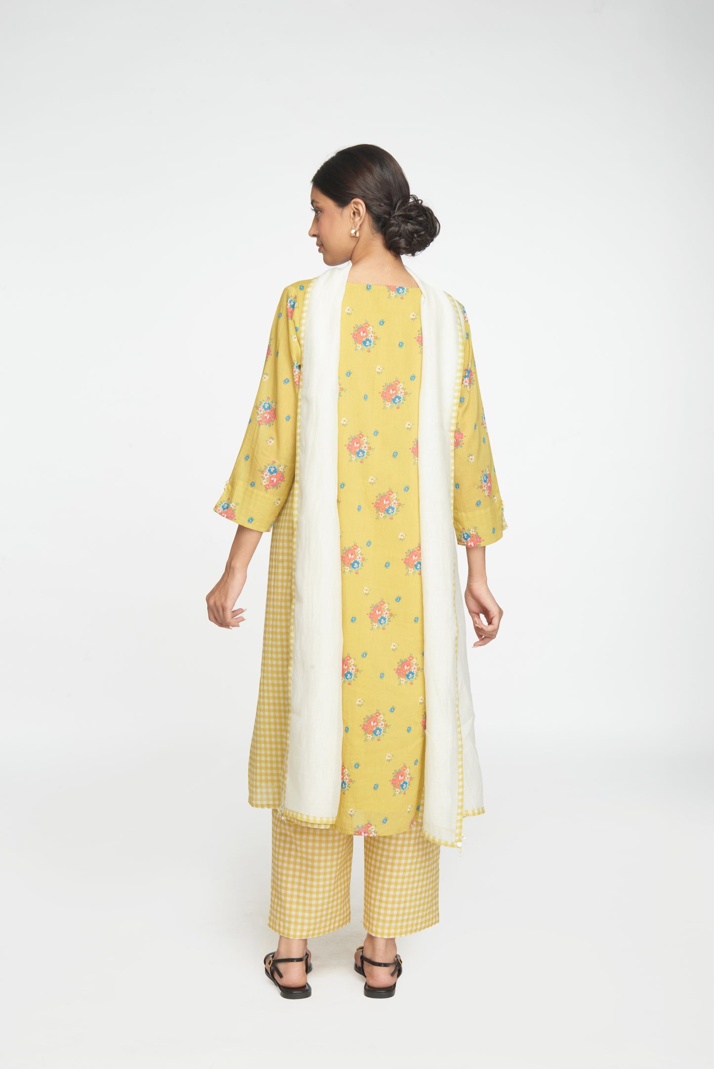 Raahat Kurta Set - Yellow