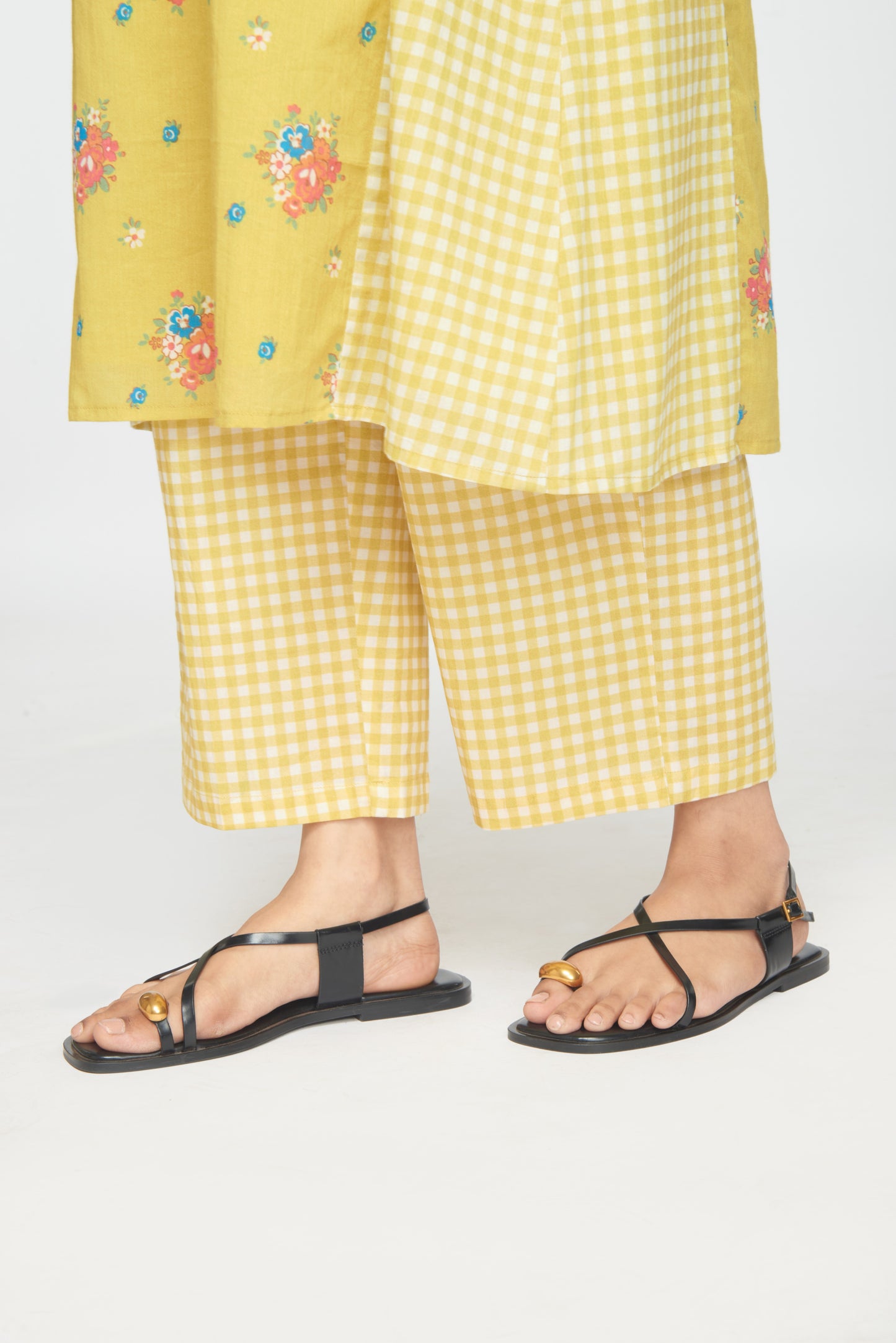 Raahat Kurta Set - Yellow
