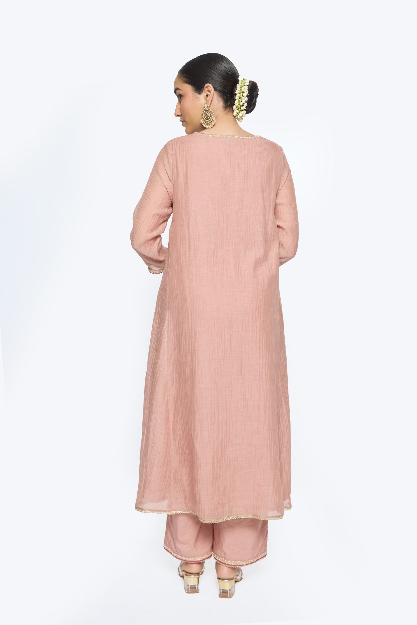 Tara Kurta Set - Tea Rose