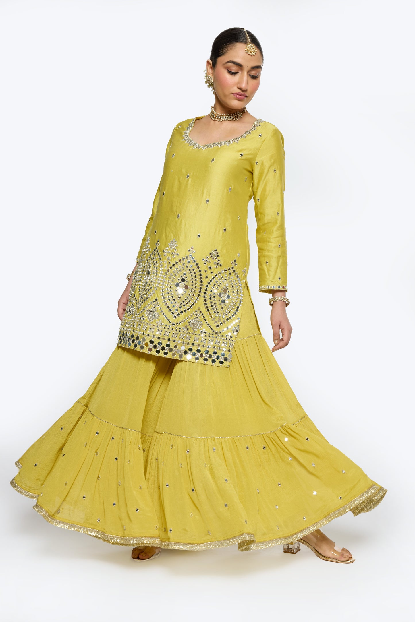 Ira Kurta Set - Yellow