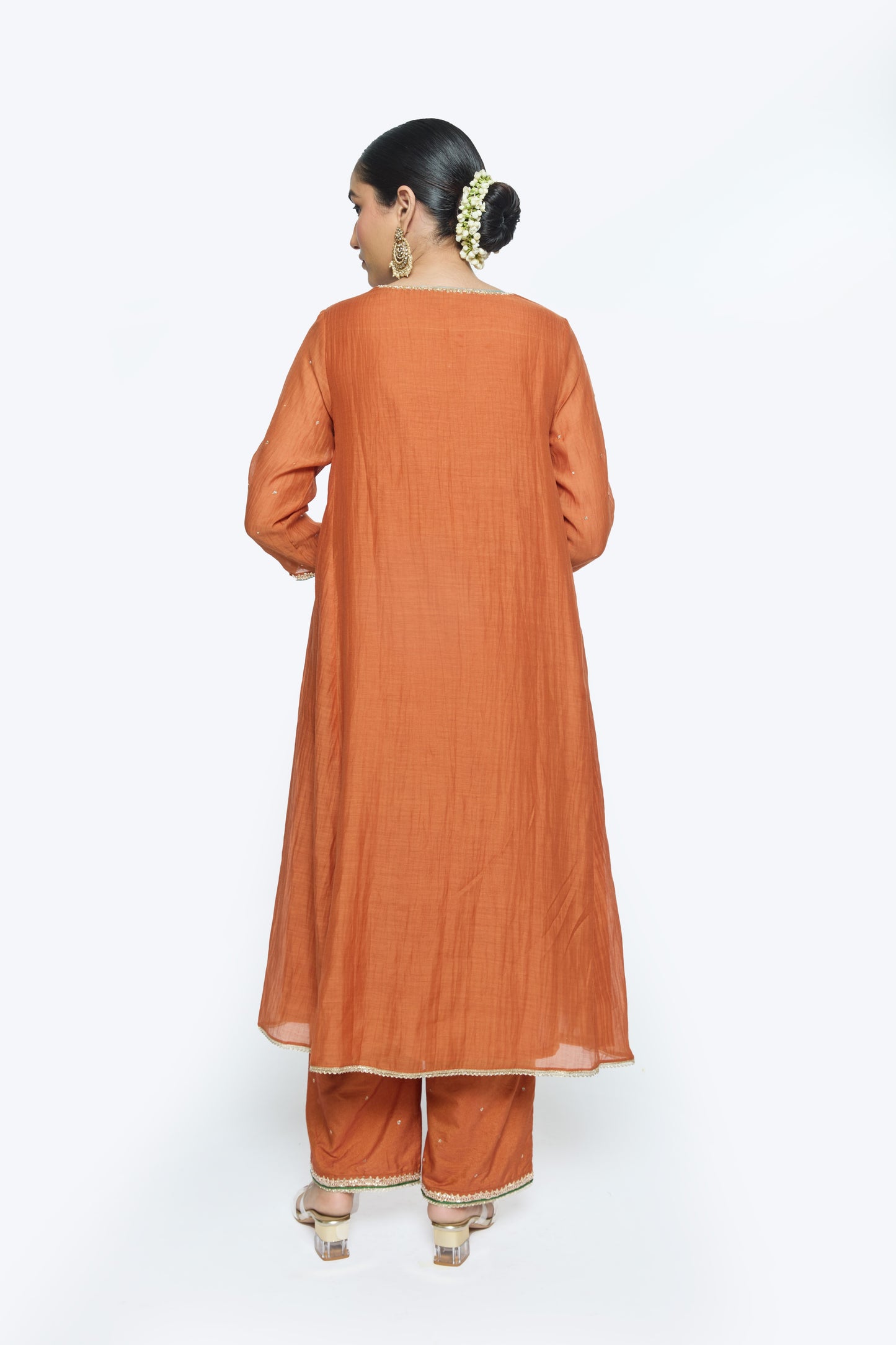 Tara Kurta Set - Burnt Orange