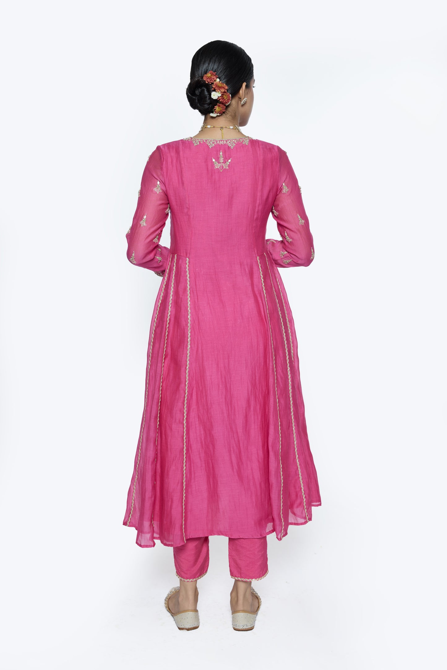Diya Kurta set - Pink