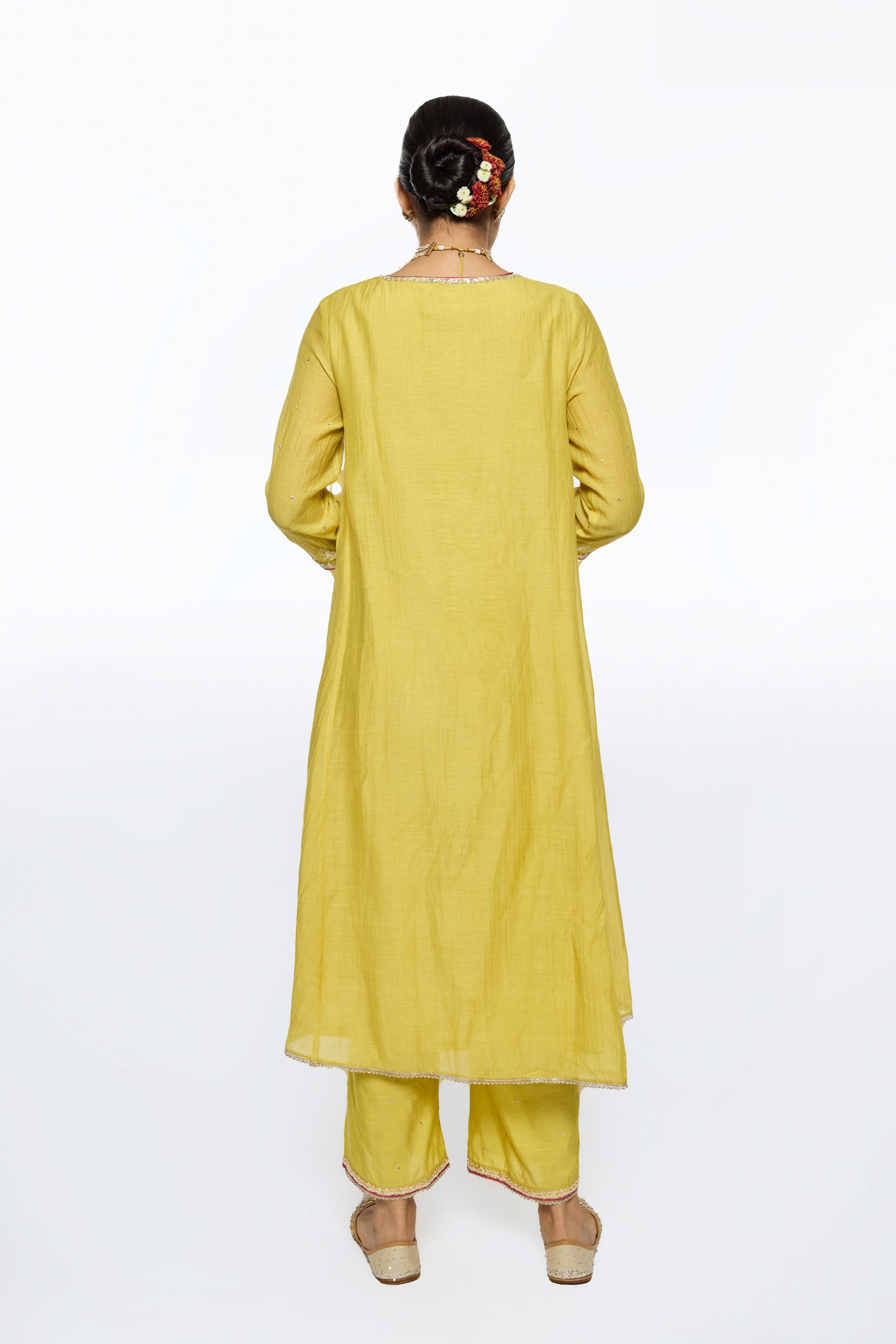 Tara Kurta Set - Yellow