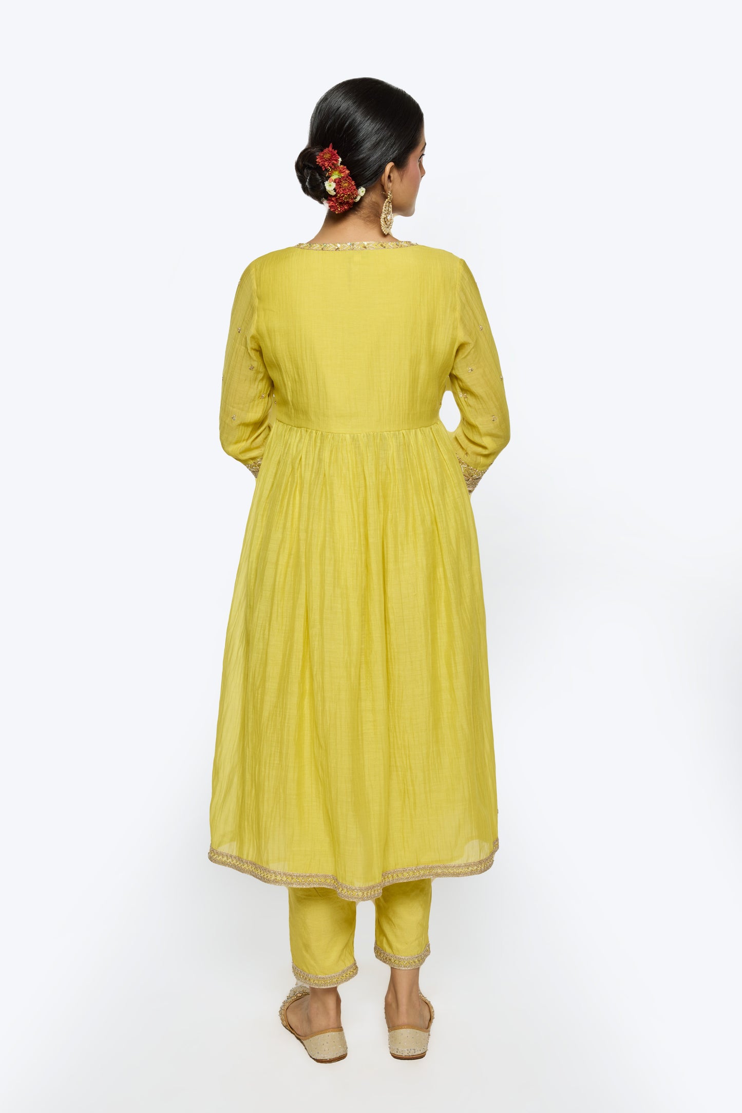 Rewa Kurta Set - Yellow