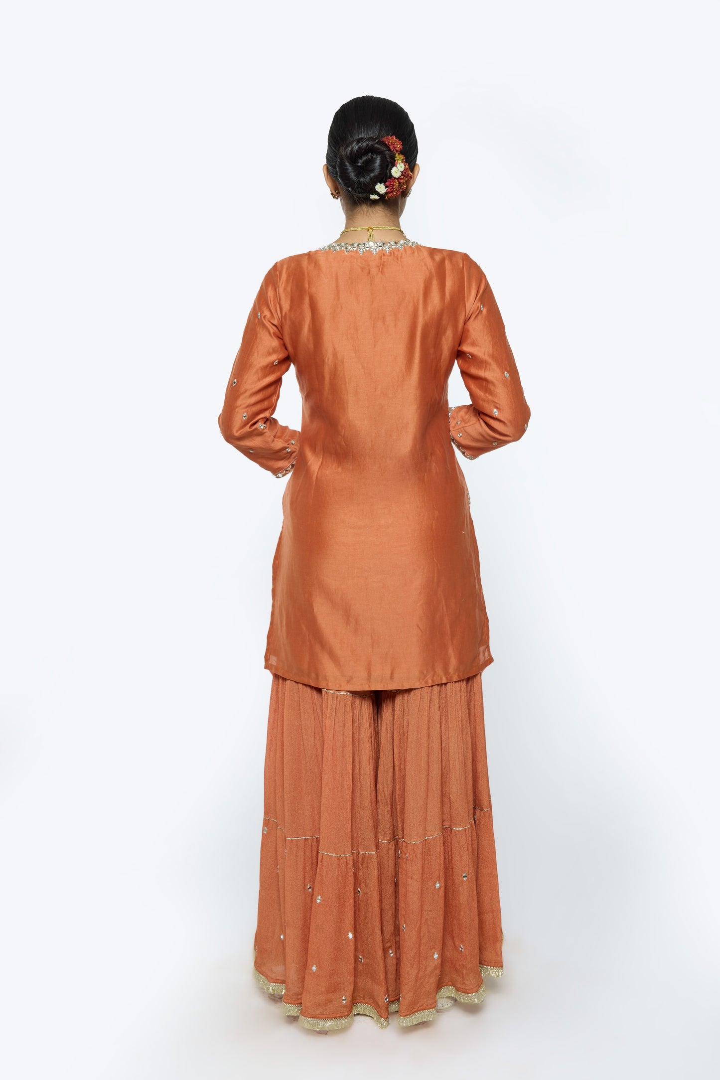 Ira Kurta Set - Burnt Orange