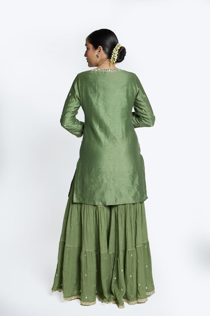 Ira Kurta Set - Green