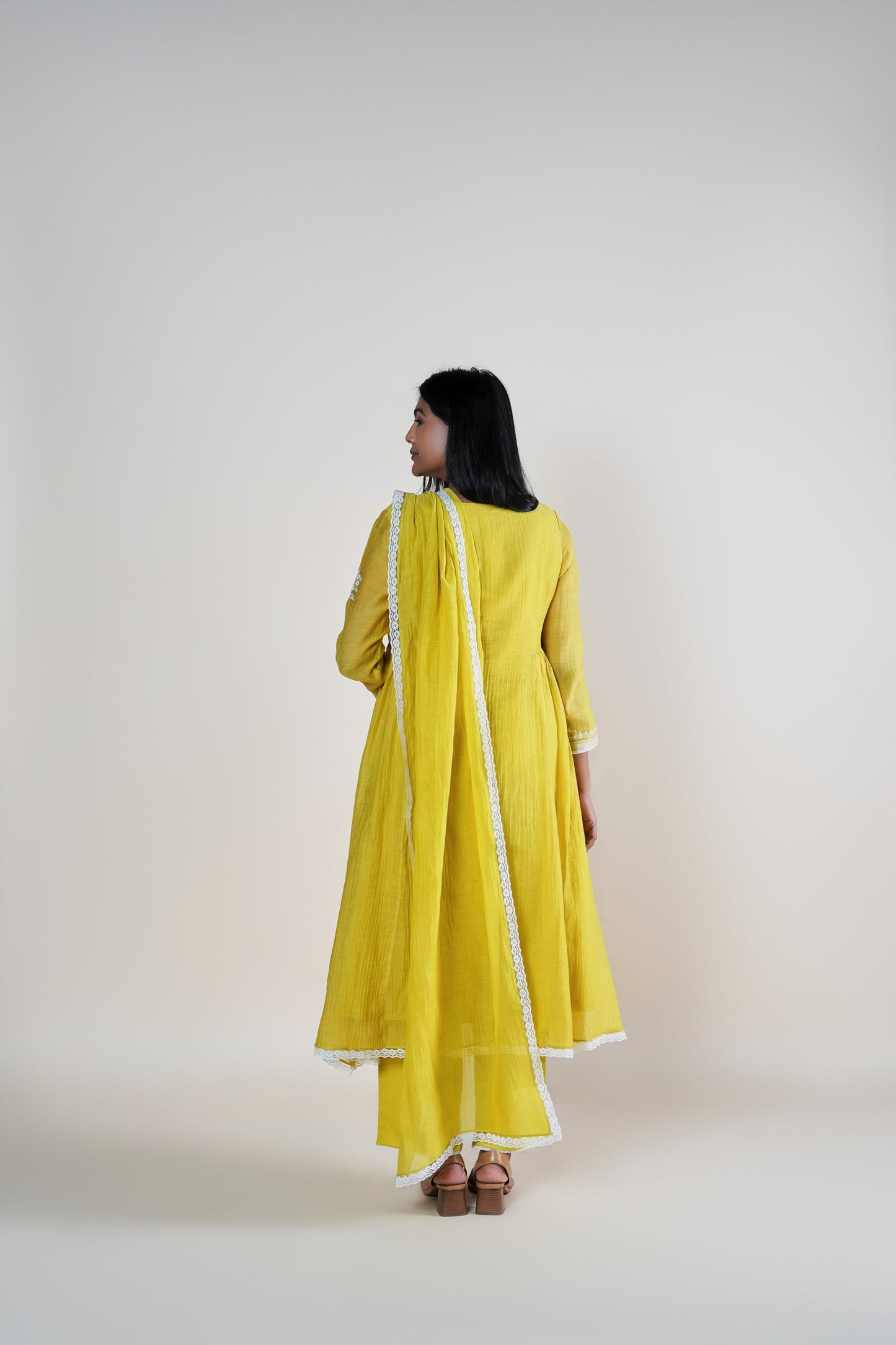 Aiza Kurta Set - Yellow