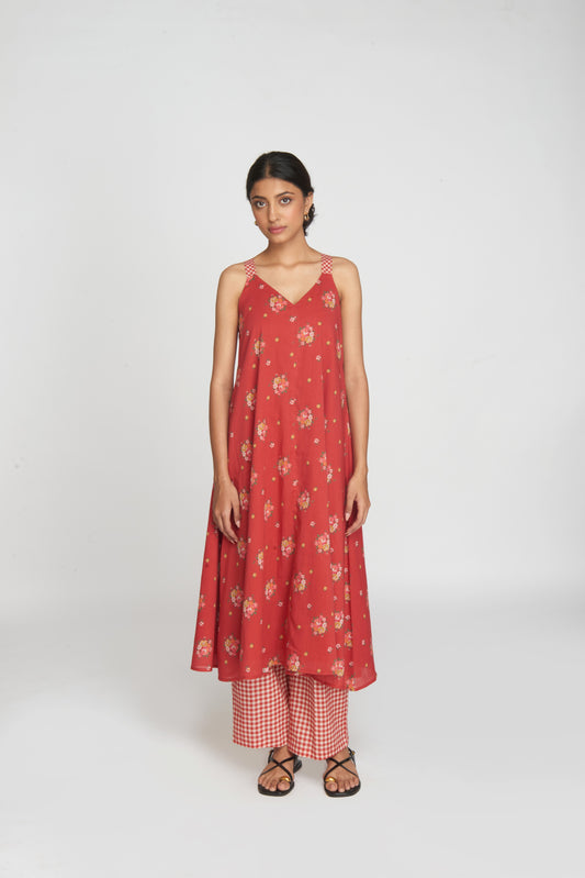 Day Dream Tunic Set - Red