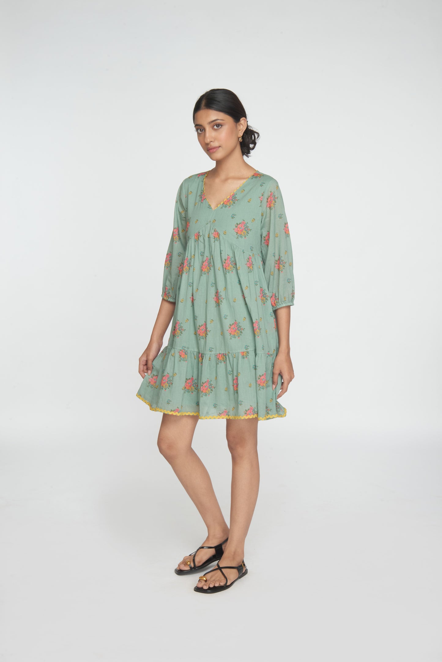 Wildflower Dress - Light Teal
