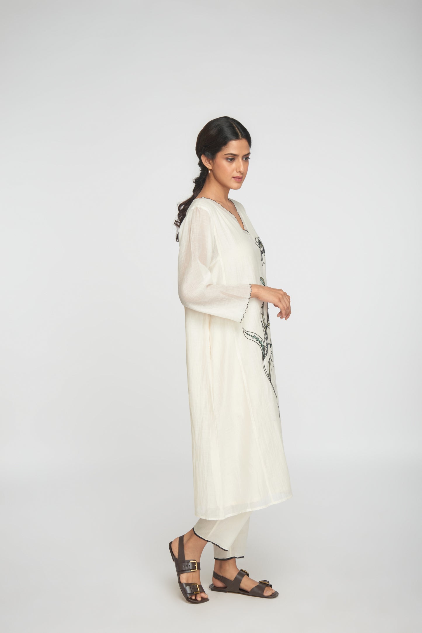Inara Kurta Set - White