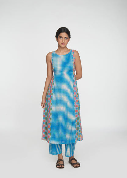Kinara Tunic Set - Blue