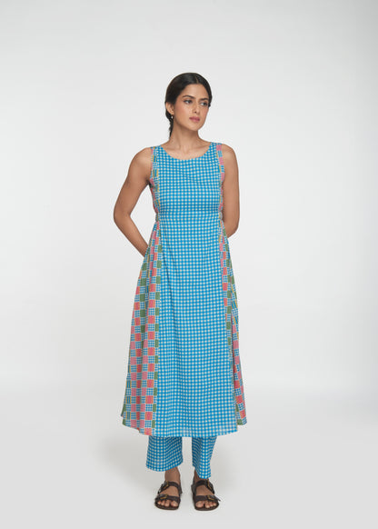Kinara Tunic Set - Blue
