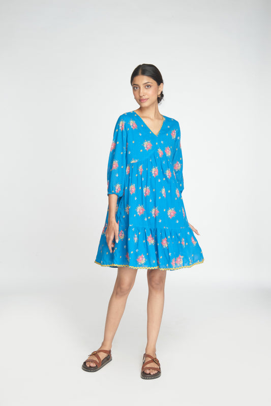 Wildflower Dress - Blue