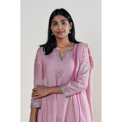 Naaz Kurta Set - Mauve