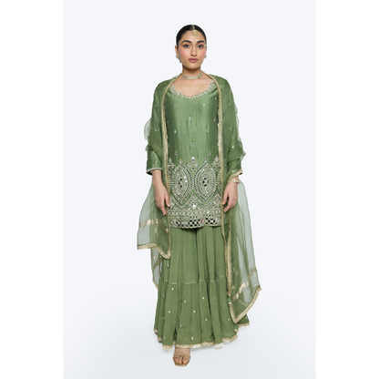 Ira Kurta Set - Green