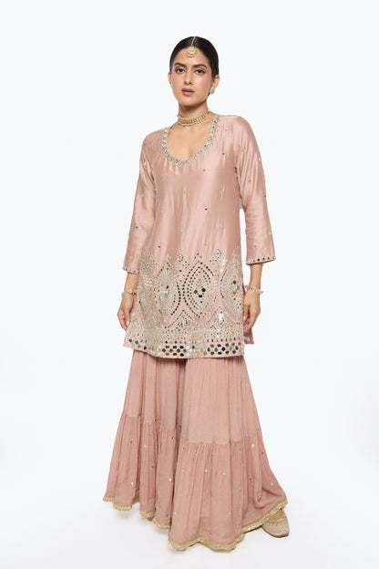 Ira Kurta Set - Tea Rose